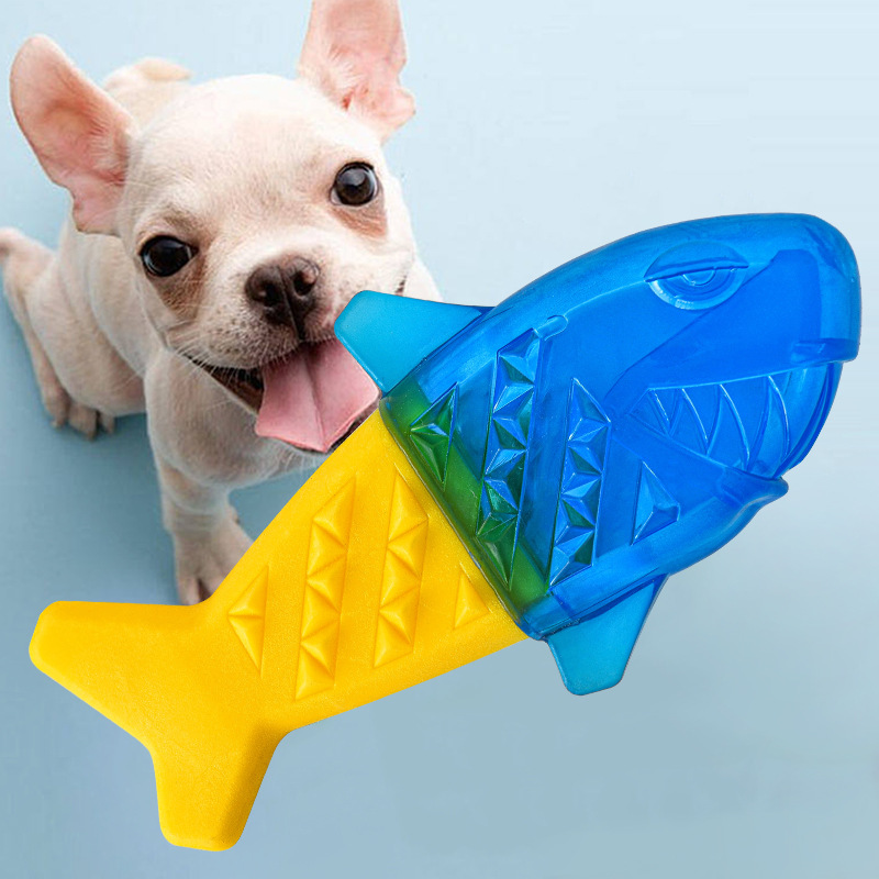 Teeth Cleaning Dog Chew Bone - Sommerliche Kühl-Hundekauartikel: Gefrierbare Kauknochen, wassergefüllte Gefrier-Spielzeuge,