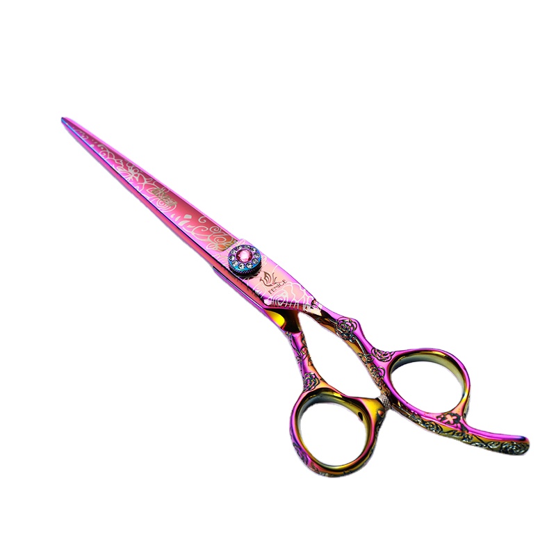 Pet Grooming - Fenice Fashion Lila 7 Zoll gerade