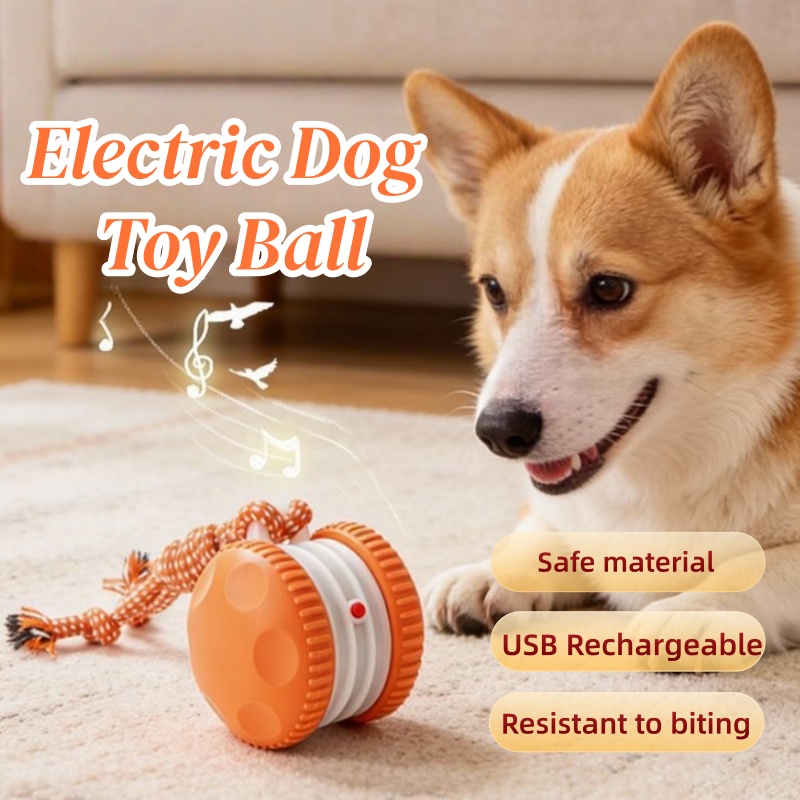 Automatic Moving Dog Ball - Intelligenter Elektrischer Interaktiver Haustier-Spielball Automatisch Rollender