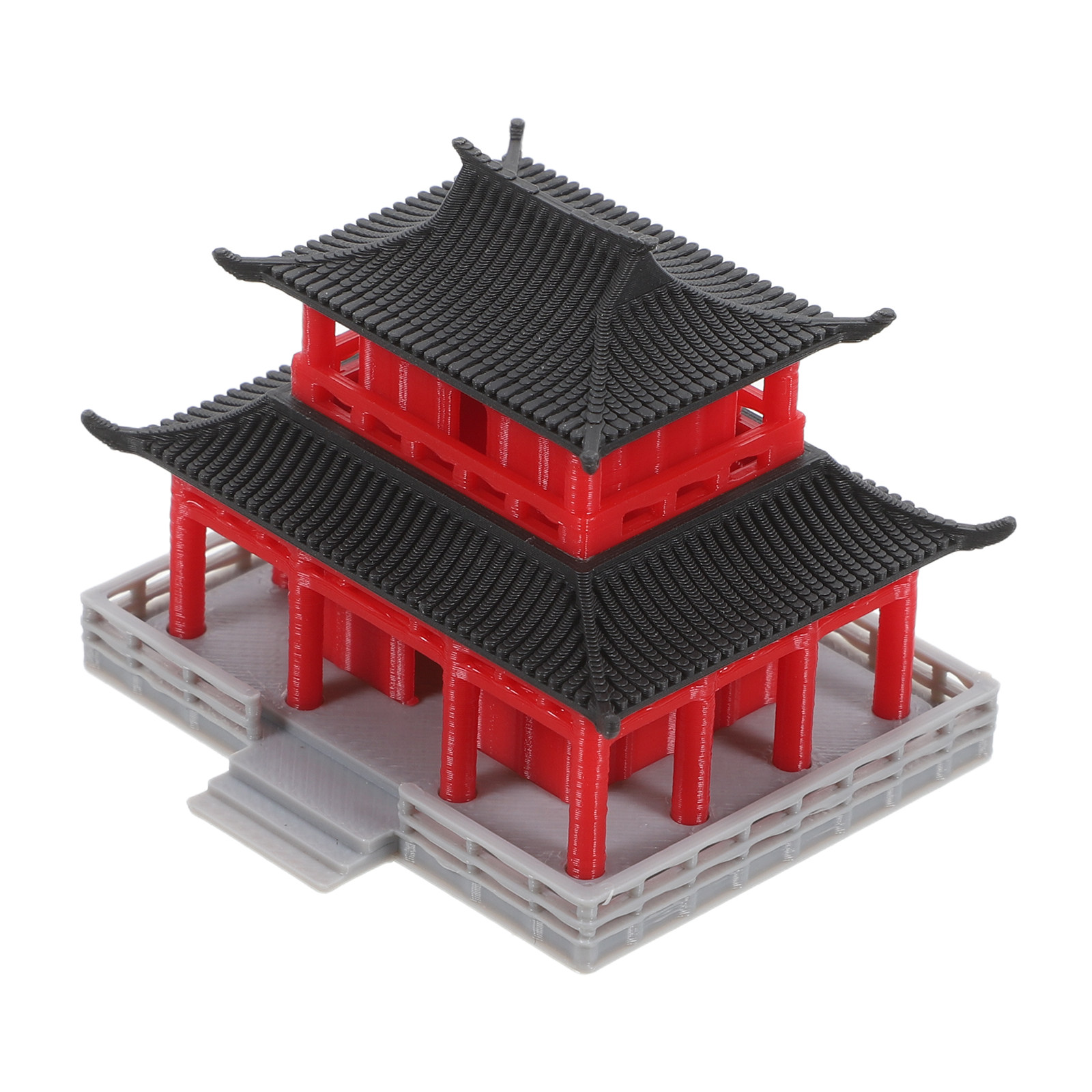 Aquarium - Mini-Pavillon-Pagode, chinesische antike Architektur, Aquarium-Dekoration, Fischbecken-Dekoration,