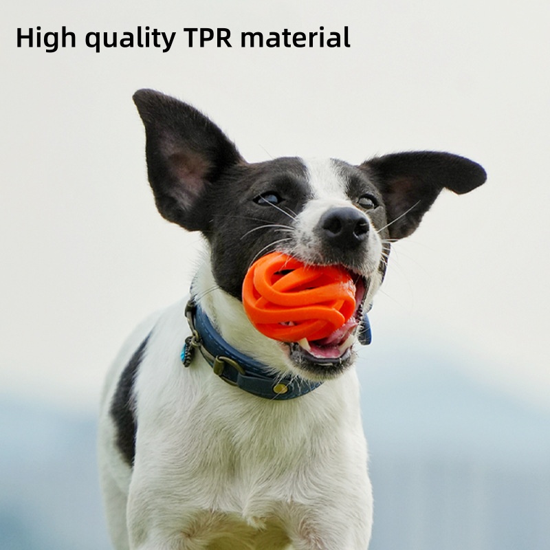 Indestructible Dog Chew Toy - Unzerstörbarer Hundekau-Ball für Welpen mit Zahnausbildung,