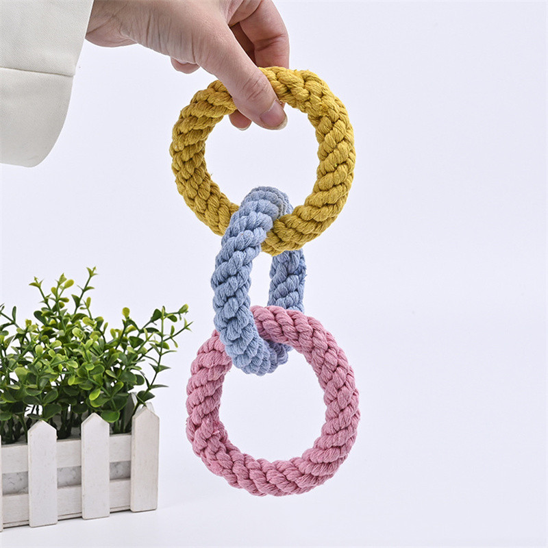 Dog Rope Toy Aggressive Chewers - 1 Stück großes, robustes Kauspielzeug für