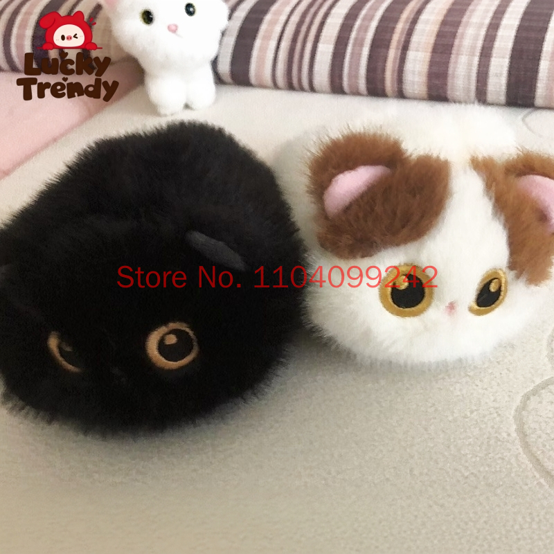 Cat Toys - Entspannungs-Katzenpuppe Dango Niedliche Dreifarbige Katze Siamkatze