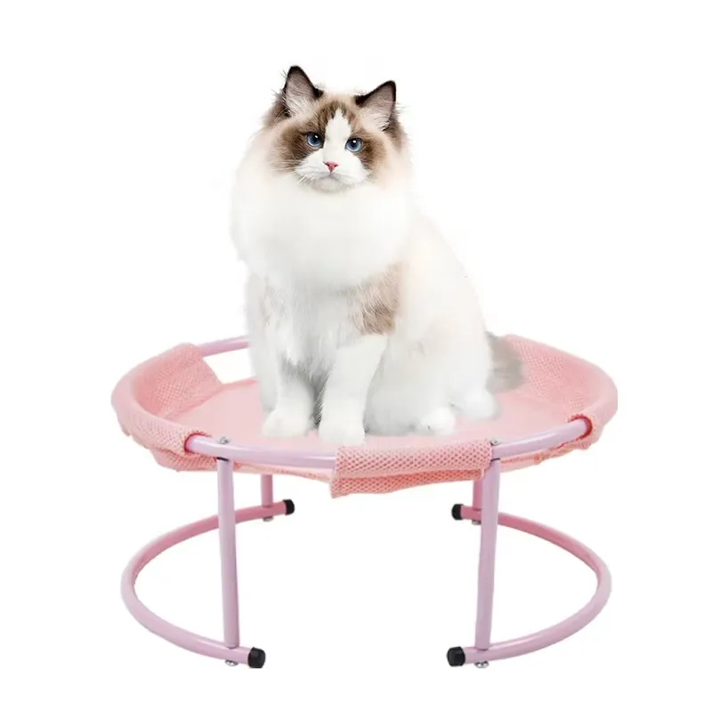 Pet Beds - Maßgefertigtes Erhöhtes Edelstahl-Hundebett, Tragbares Outdoor-Bett, Waschbar,