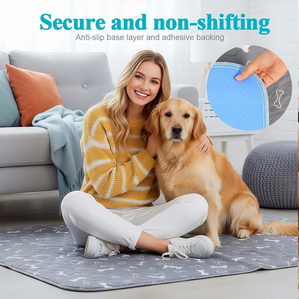 Pet Beds - Superabsorbierende Haustierbettmatte Wiederverwendbare Waschbare Welpenunterlage mit