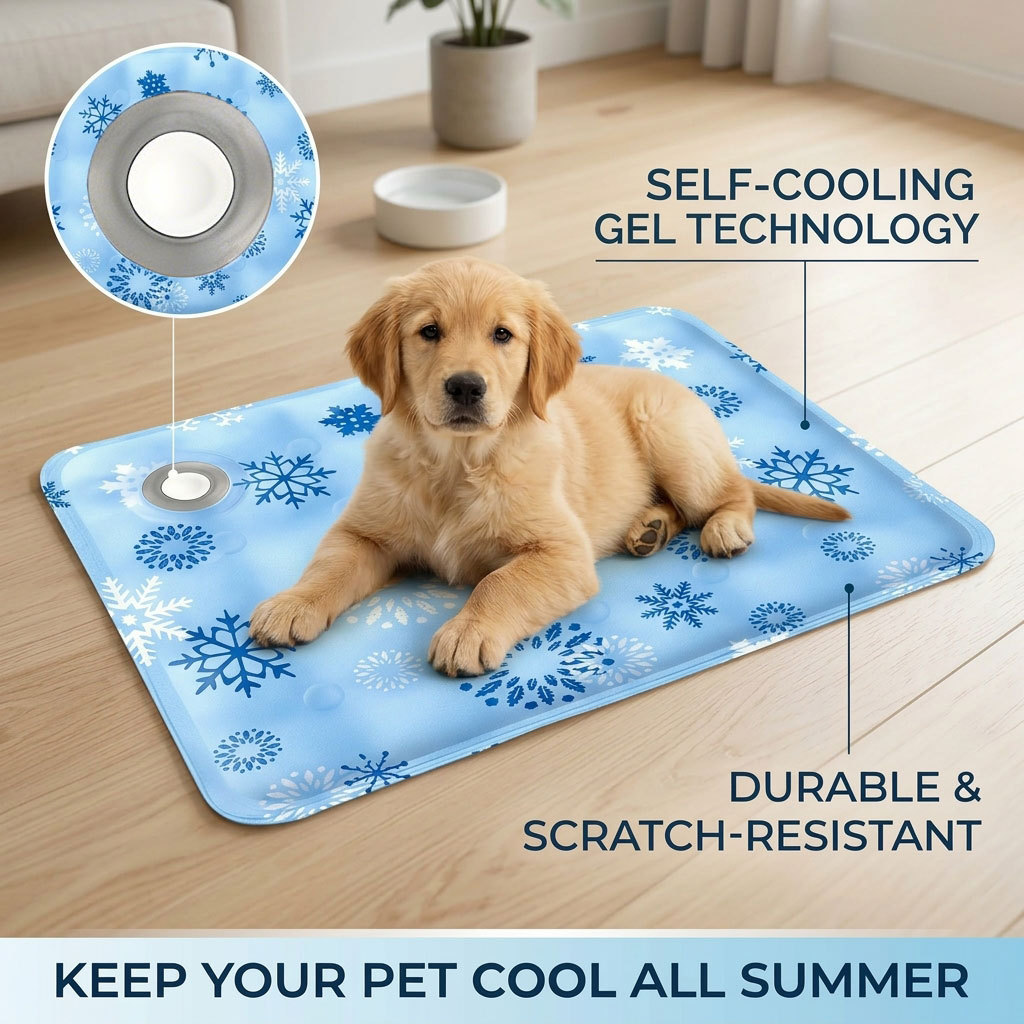 Pet Beds - Sommer-Haustiermatte, Haustier-Eismatte, Hundematte, Hundebettmatte, Haustier-Eisseidenmatte, Kühlmatte,