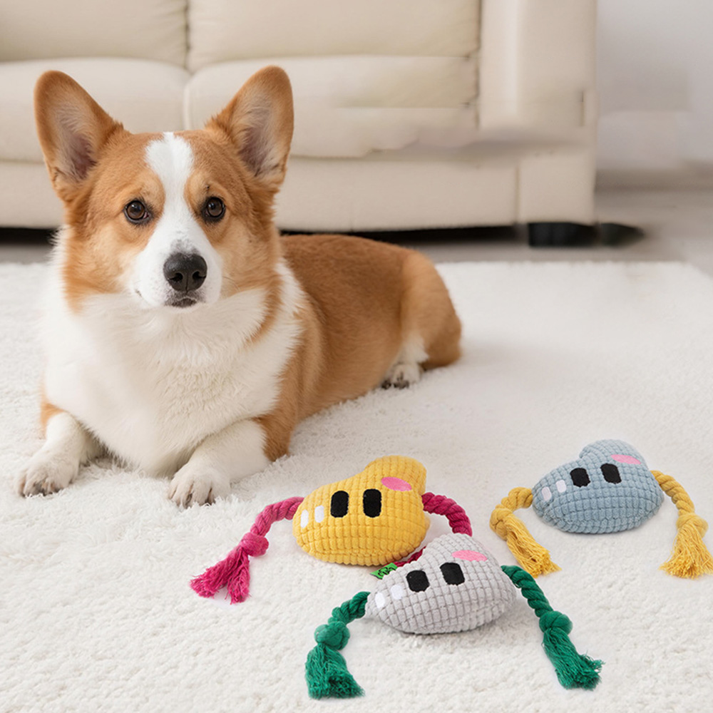 Dog Rope Toy Aggressive Chewers - Kauspielzeug für Hunde – langlebiges Seilknoten-