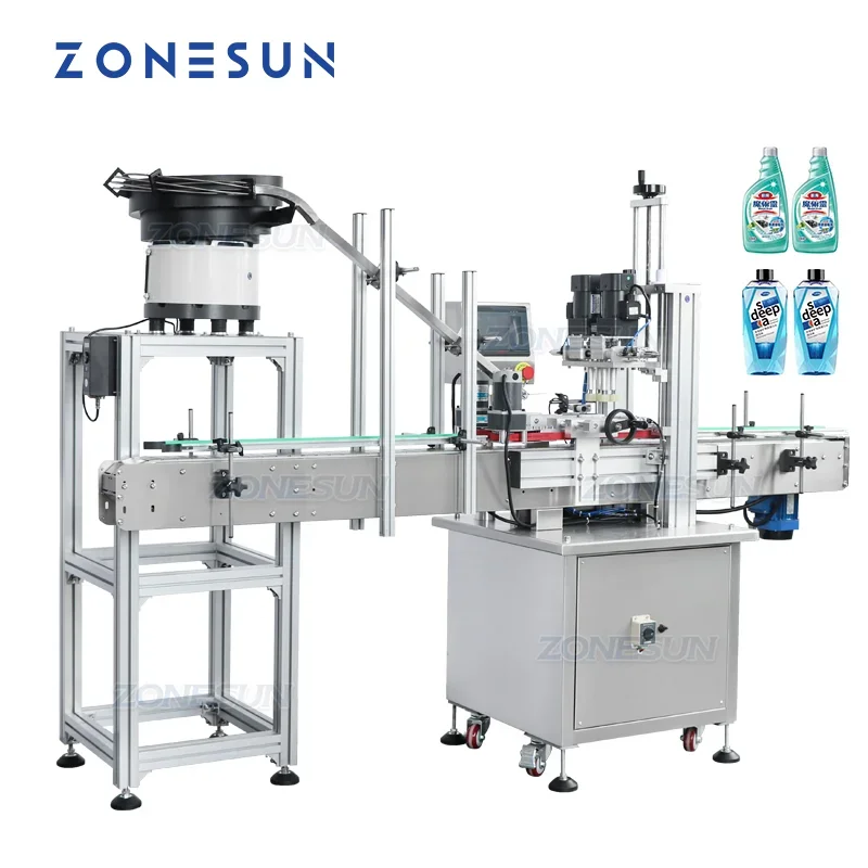 Pet Feeders - ZONESUN ZS-XG16P Automatische Verschließmaschine mit Vibrationsförderer