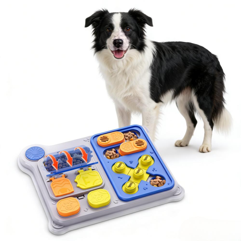 Dog Puzzle Feeder Toy - Hunde-Puzzle-Spielzeug & Futterautomat - Leckerli-Spender für