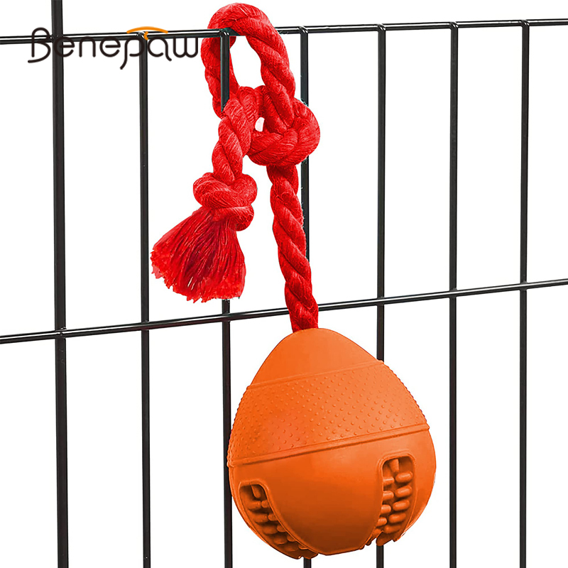 Rubber Treat Dispensing Dog Toy - Benepaw interaktives Hundes pielzeug umwelt freundliches
