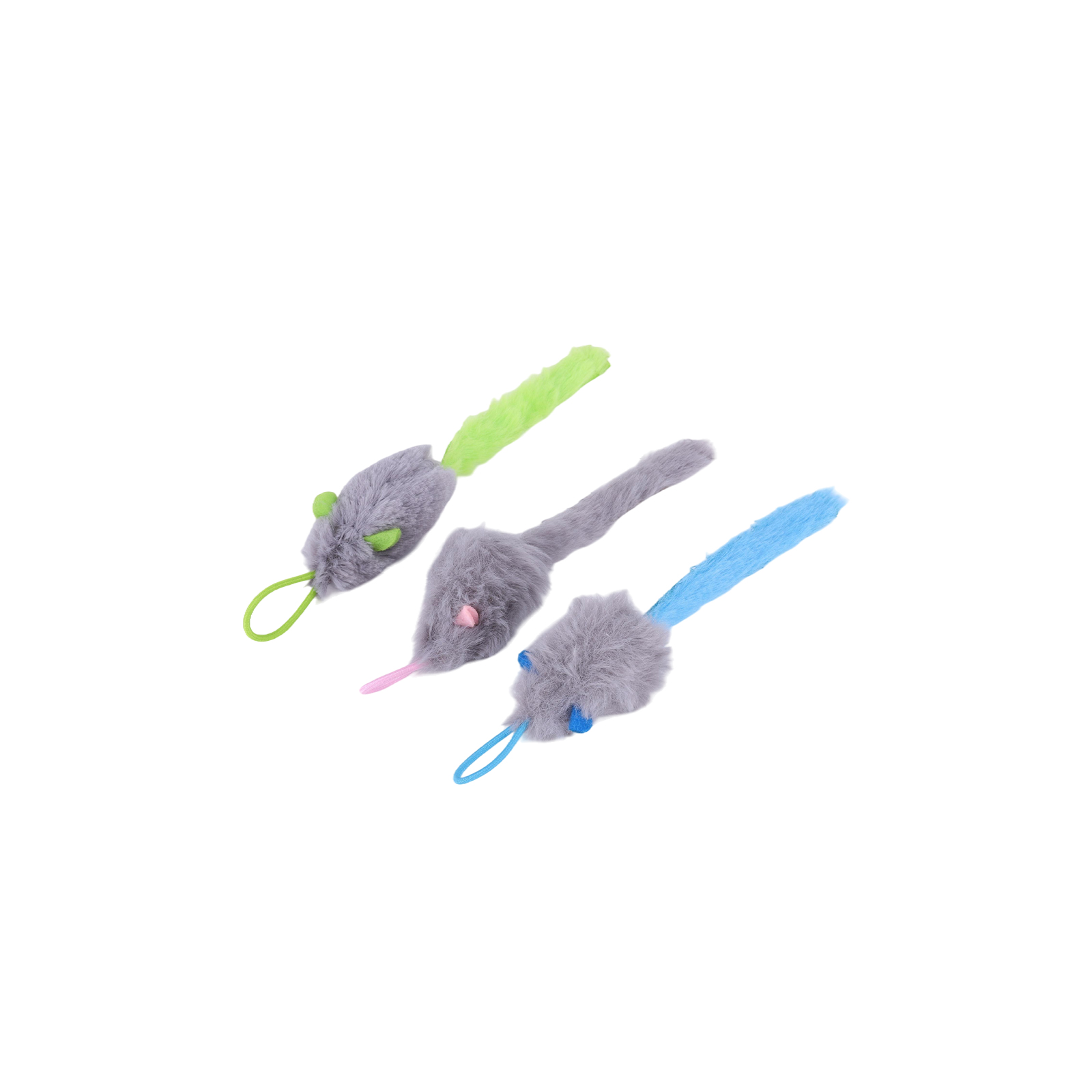 Catnip Interactive Plush Mouse - Elektronisches Katzenspielzeug mit Feder und 3