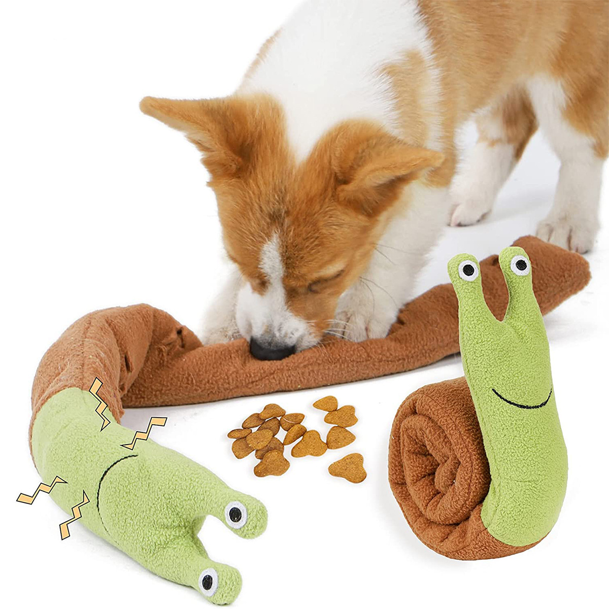 Dog Puzzle Feeder Toy - Hunde- und Katzen-Schnüffel-Puzzle-Spielzeug, Slow-Feeder, Futterversteck-Matte, Geruchsisolierung,