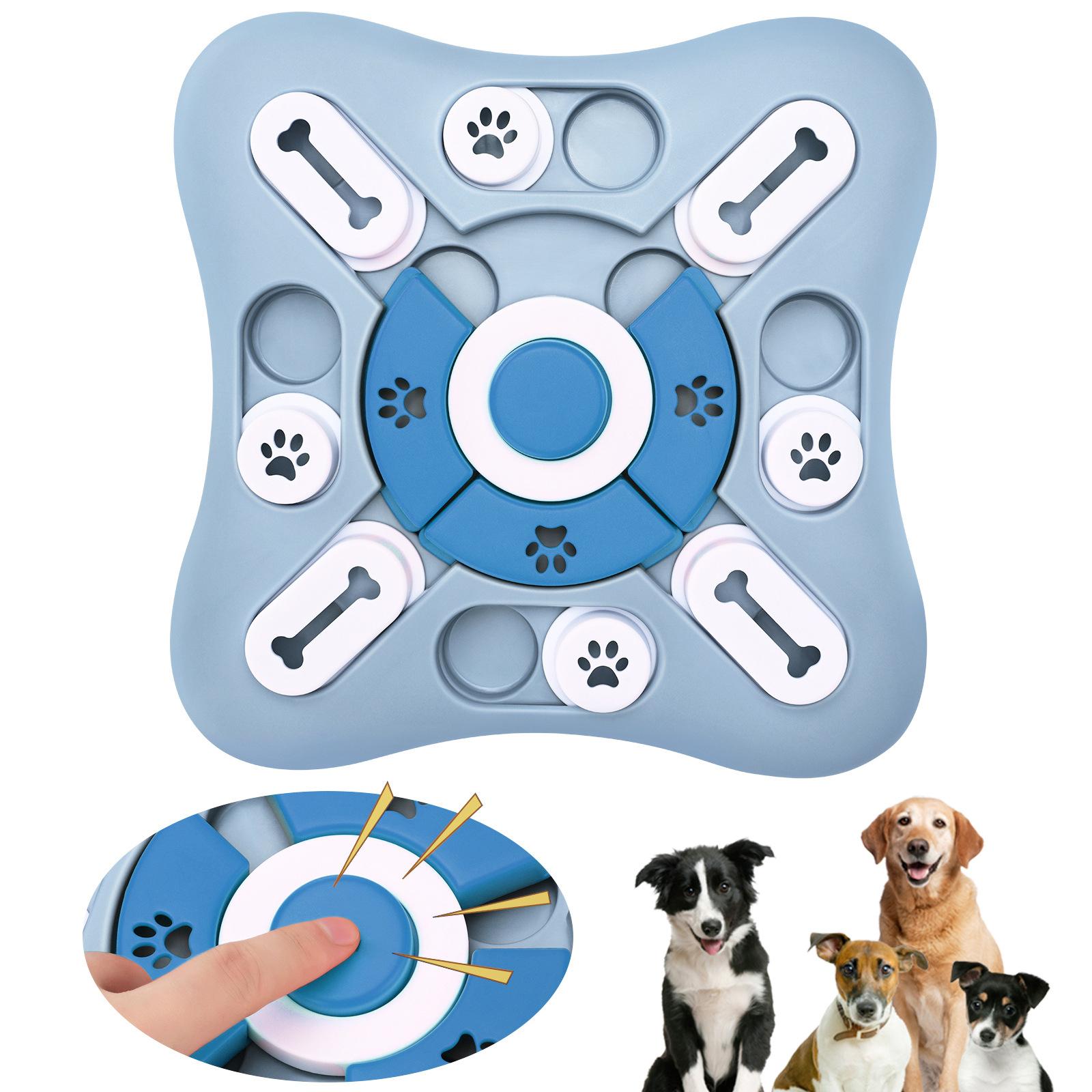 Dog Puzzle Feeder Toy - Hundespielzeug, langsamer Futterspender, interaktiv, erhöht den