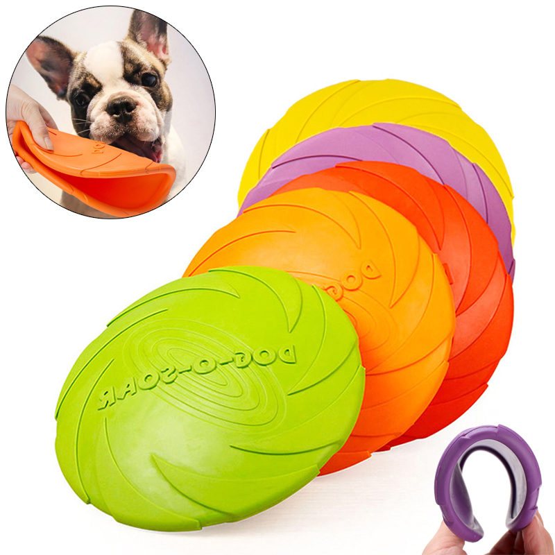 Flying Disc Dog Training Toy - TPR Großes Hundetraining-Spielzeug Fliegende Scheiben Interaktives