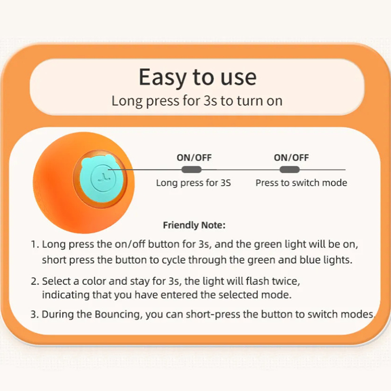 ROJECO Katzenspielzeug, intell – Automatic Moving Dog Ball Bewertung und Preis