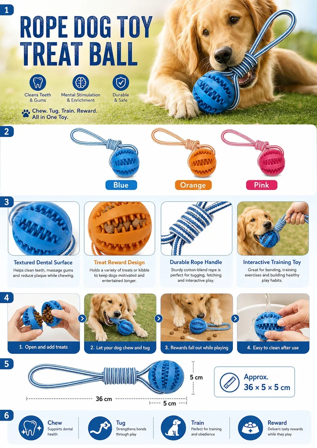Leckender Gummi-Hundeball, int – Rubber Treat Dispensing Dog Toy Bewertung und Preis