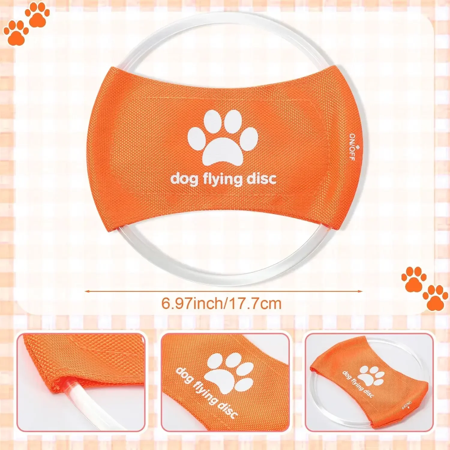 Hundespielzeug, LED leuchtende – Flying Disc Dog Training Toy Bewertung und Preis