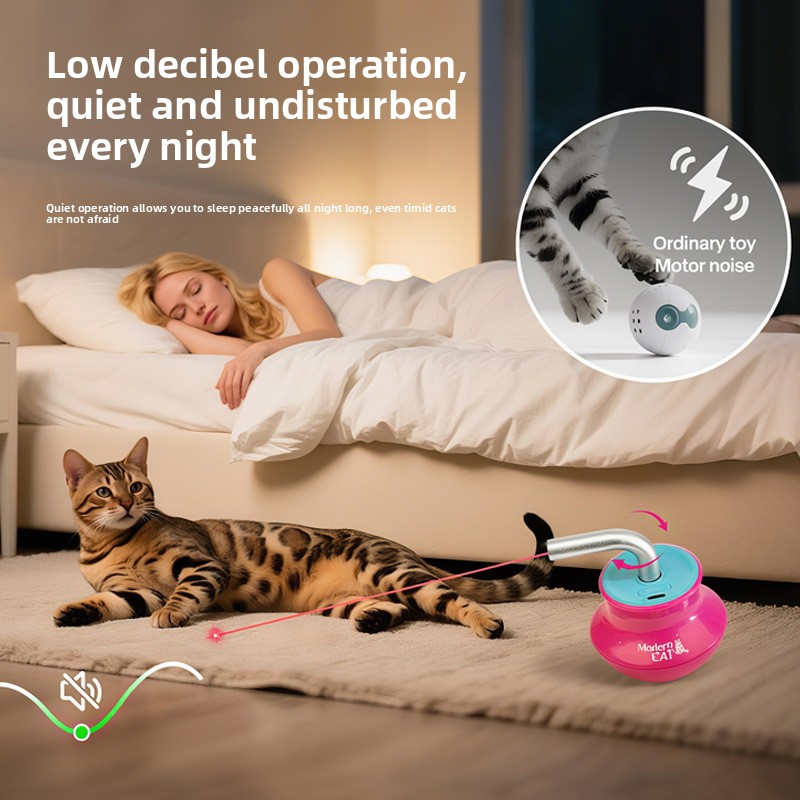 Automatische Katzenspielzeuge: – Laser Pointer Cat Toy Automatic Bewertung und Preis