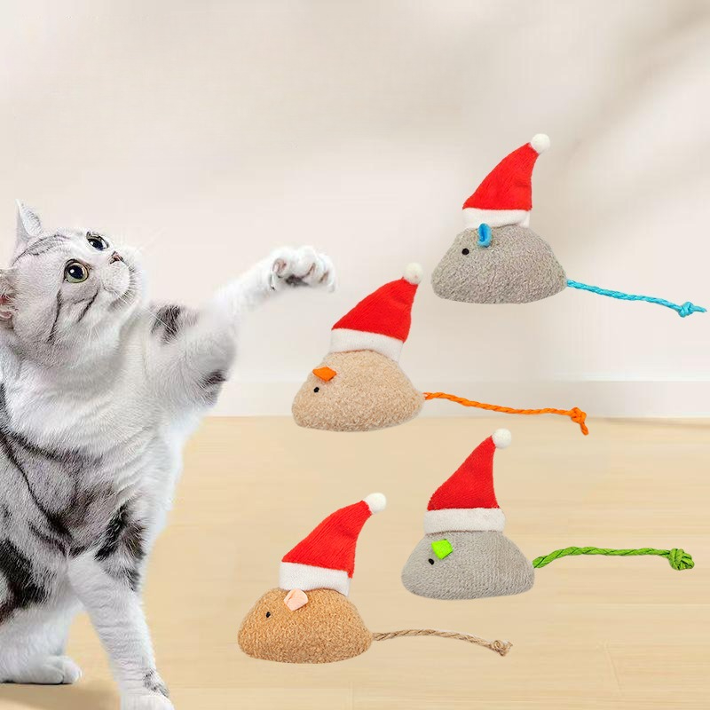 5 stücke Katze Push Kauen Spie – Catnip Interactive Plush Mouse Bewertung und Preis