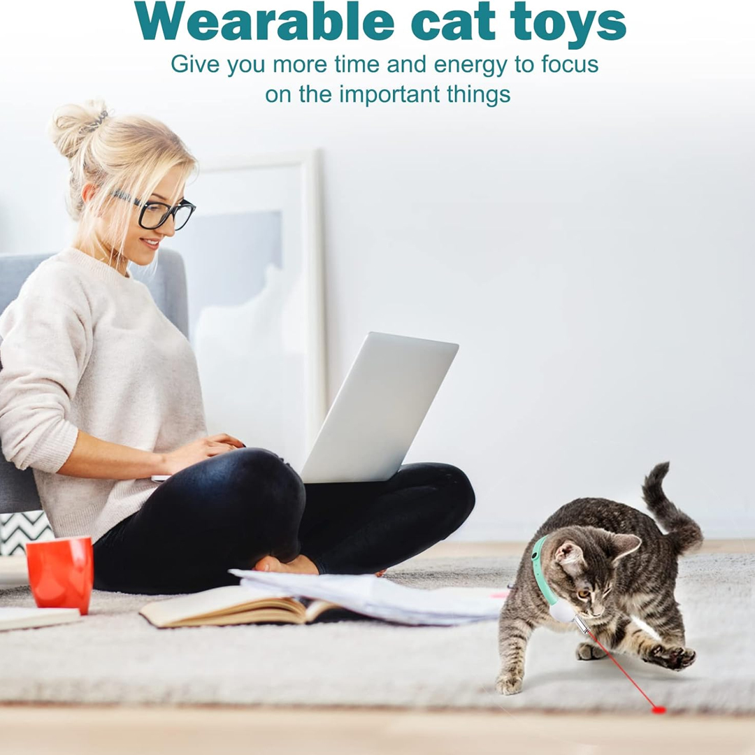 Laserpointerhalsband für Katze – Laser Pointer Cat Toy Automatic Bewertung und Preis