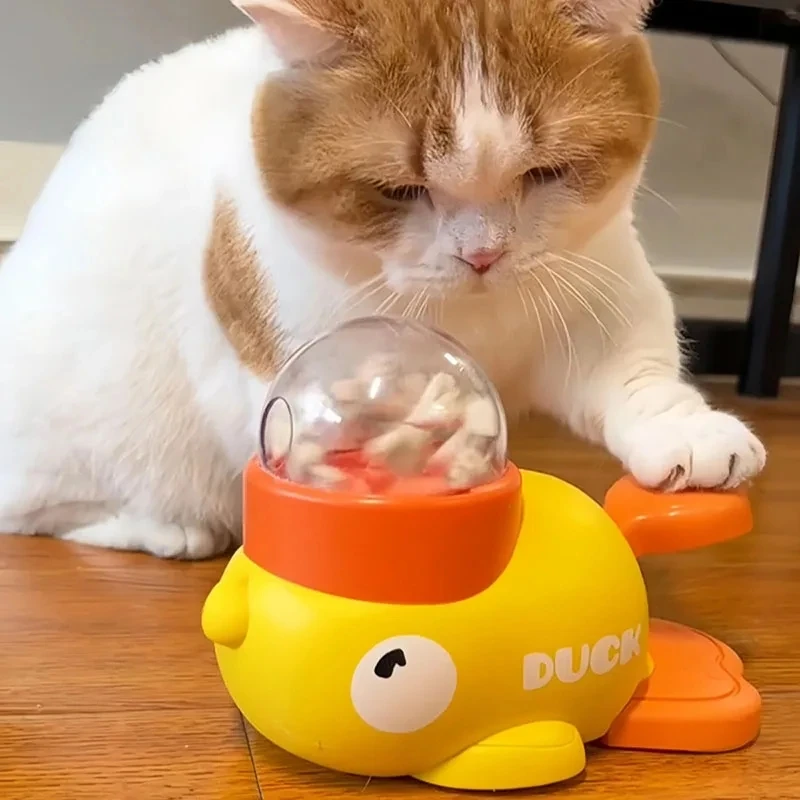 Gelber Entenförmiger Interakti – Dog Puzzle Feeder Toy Bewertung und Preis