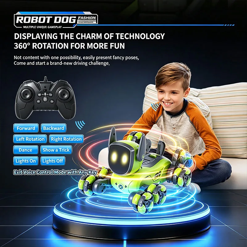 JJRC Q200 2026 RC Roboter-Stun – Interactive Squeaky Plush Dog Toy Bewertung und Preis